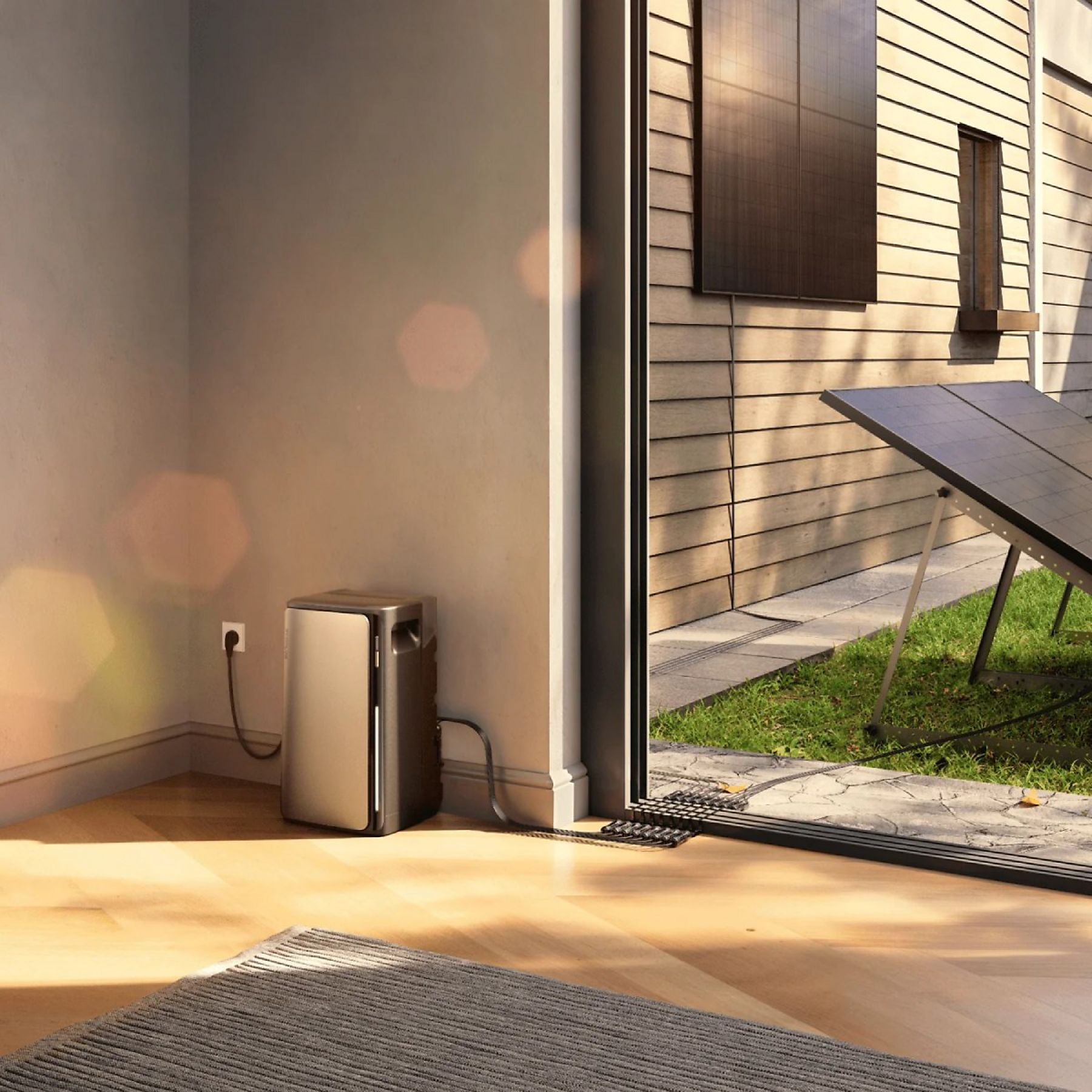 ECOFLOW STREAM Ultra et 5×AC Pro, câble, compteur intelligent, batterie solaire, noir – Image 3