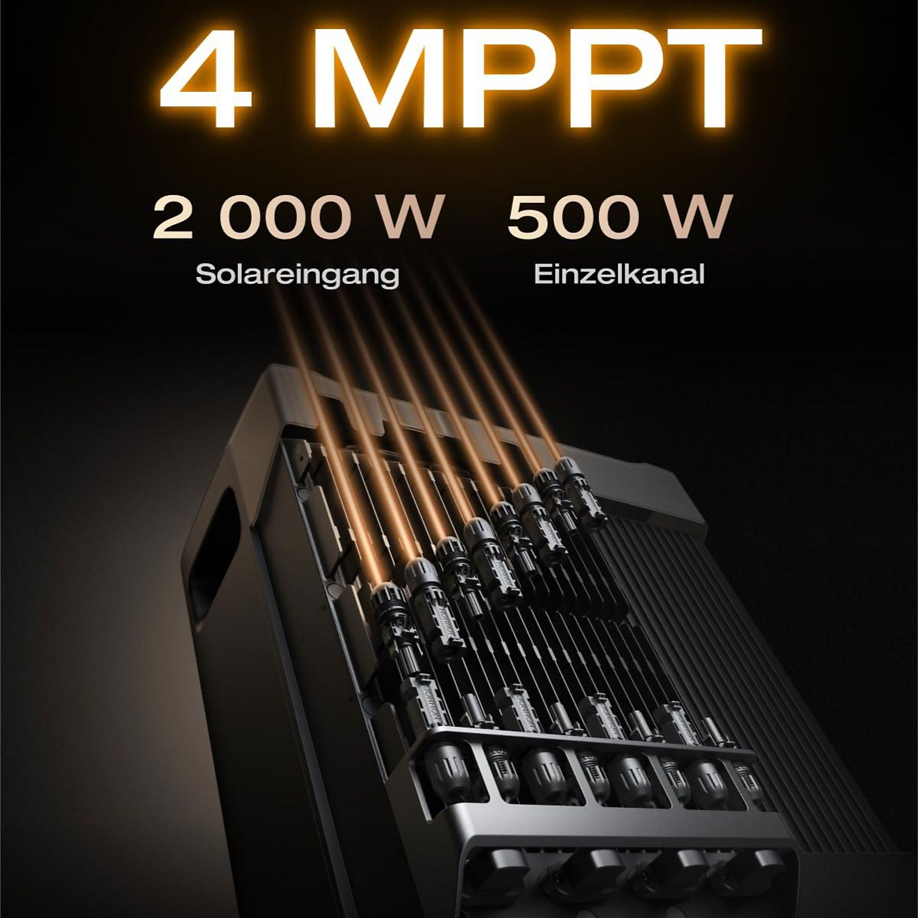 ECOFLOW STREAM Ultra X 3,84 kWh, 4 MPPT, batterie LFP batterie solaire noir – Image 8