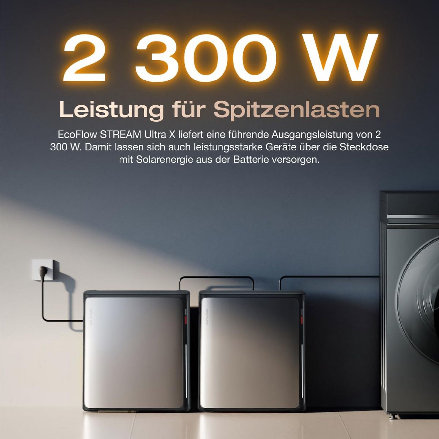 ECOFLOW STREAM Ultra X 3,84 kWh, 4 MPPT, batterie LFP batterie solaire noir – Image 3