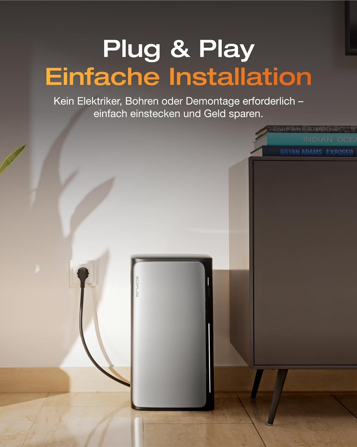 ECOFLOW STREAM Ultra et STREAM AC Pro, batterie solaire à câble parallèle noir – Image 2