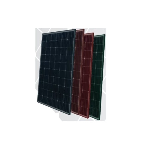 Pack de 10 panneaux solaires 300W marron brique