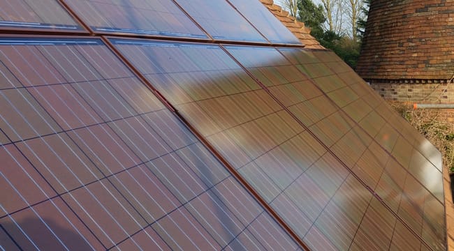 Pack de 10 panneaux solaires 300W marron brique – Image 4